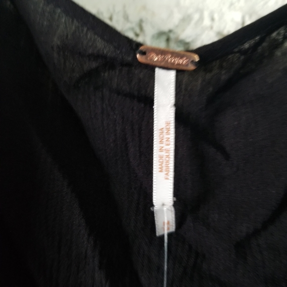 Free People Cora Black Embroidered Dress - Picture 9 of 10